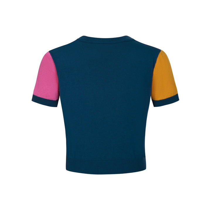 Conjunto de Vestido Retro Psicadélico dos Anos 70 para Mulher