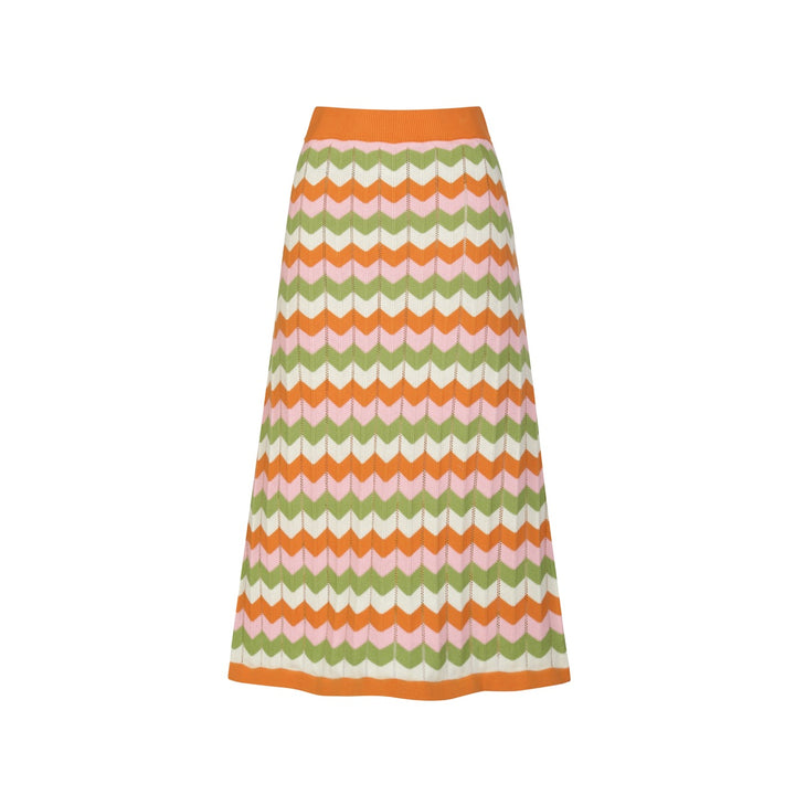 Conjunto de Vestido Retro Feminino em Malha Jacquard