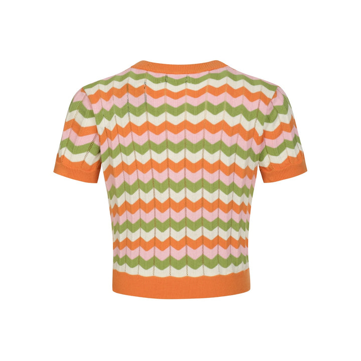 Conjunto de Vestido Retro Feminino em Malha Jacquard