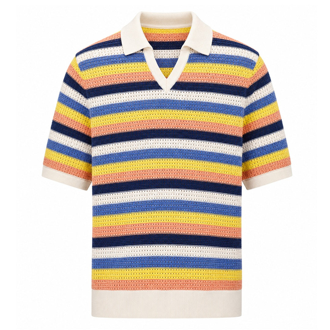 Svart retro modekonstdesign stickad cardigan för män