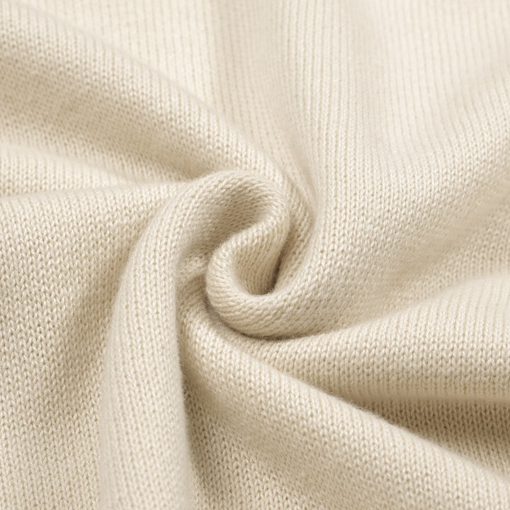 Men's Apricot 70s Old Money Summer Polo Knit Shirt