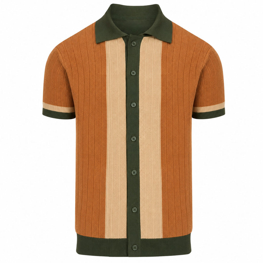 Svart retro modekonstdesign stickad cardigan för män