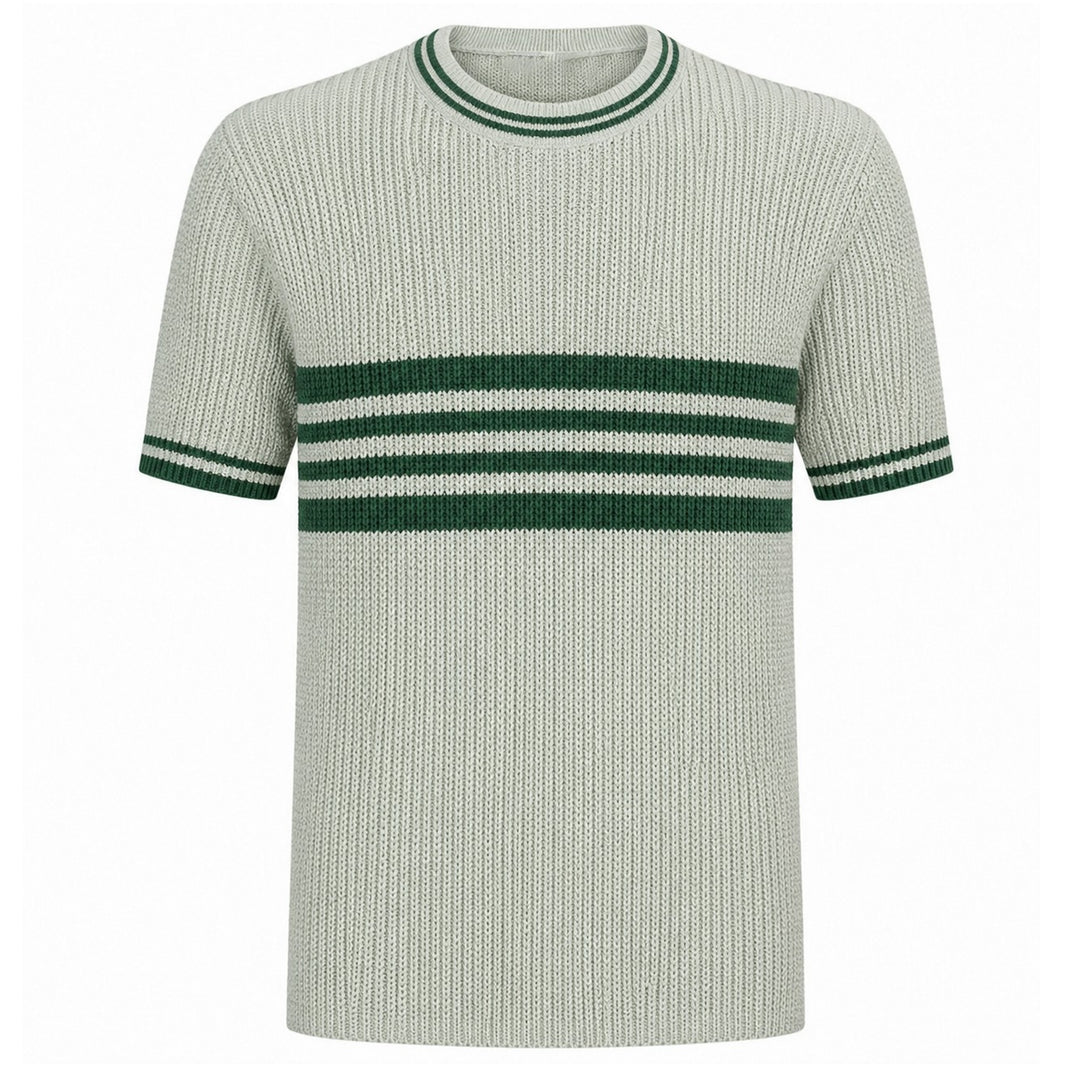 Svart retro modekonstdesign stickad cardigan för män