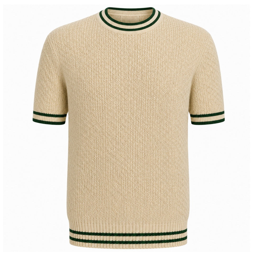Svart retro modekonstdesign stickad cardigan för män