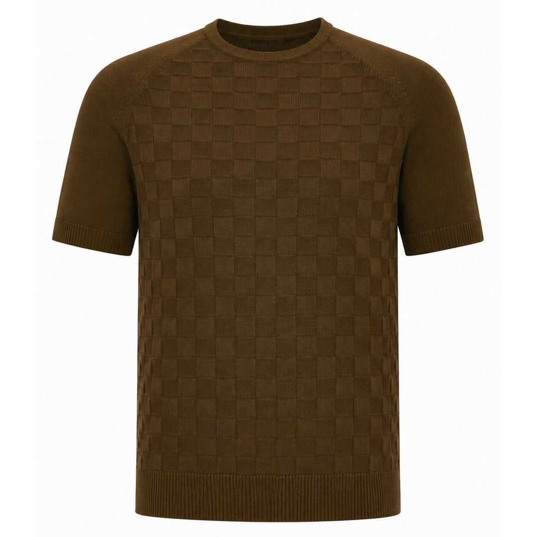 Svart retro modekonstdesign stickad cardigan för män