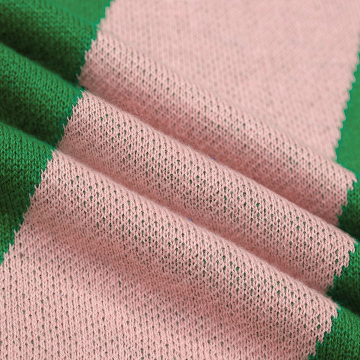 Conjunto de Vestido com Gola Polo de Moda Artística dos Anos 60 para Mulher