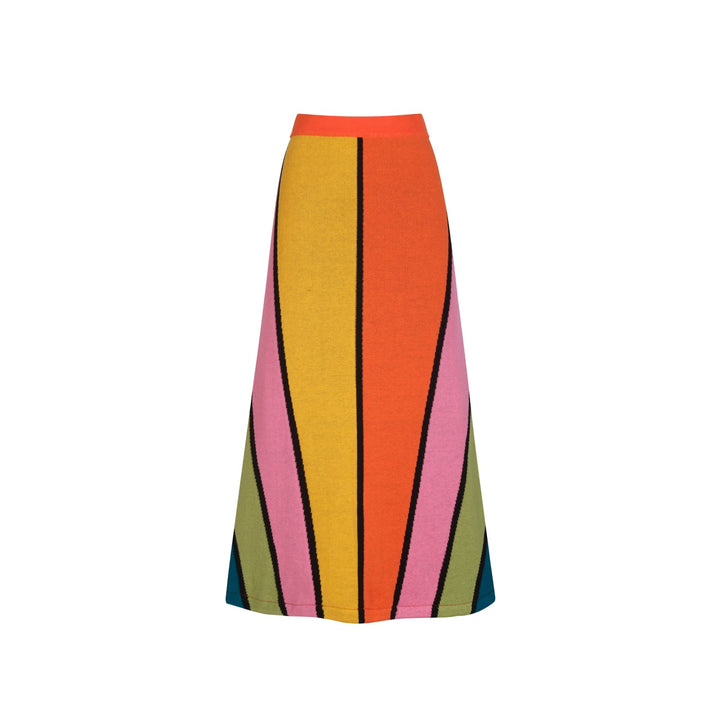 Conjunto de Vestido Gráfico Psicodélico de los 60 para Mujer