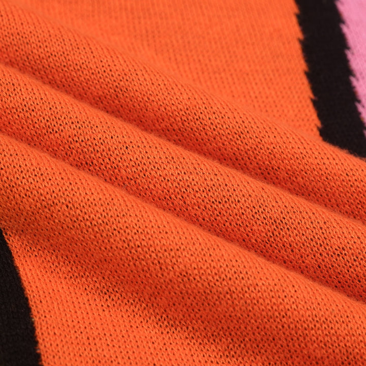 Conjunto de Vestido Gráfico Psicodélico de los 60 para Mujer