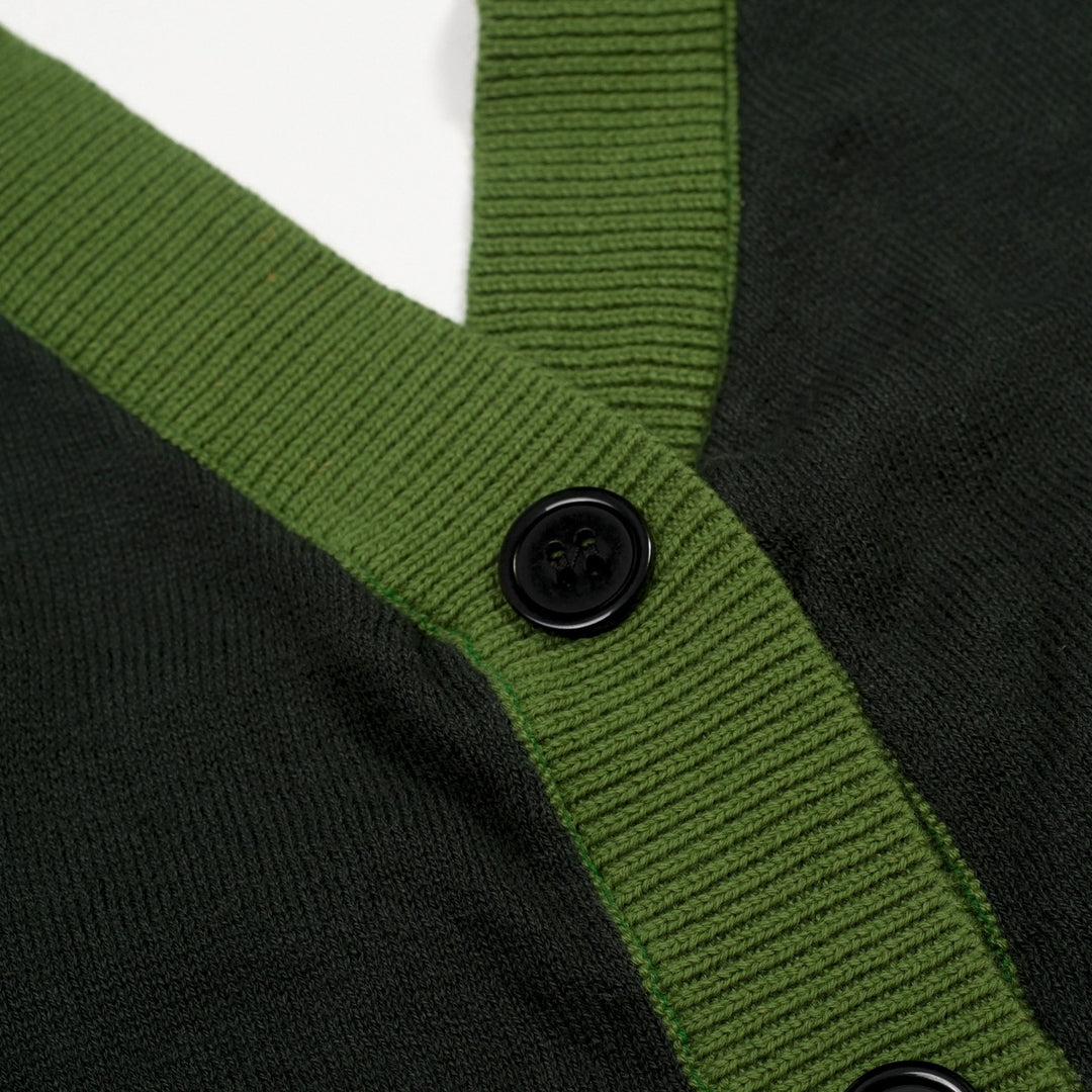 Women's Green Minimalist Elegant Halter Knit Vest