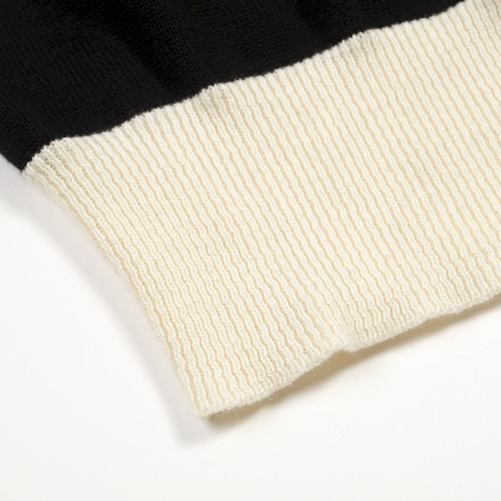 Polo de Malha com Risca Safari e Leopardo Preto para Homem