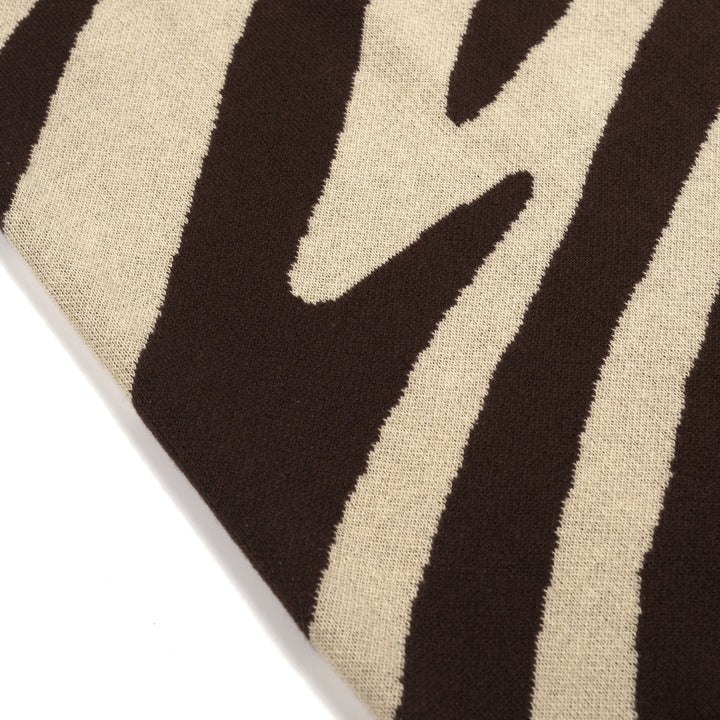 Women's Zebra Print Retro Dress Set