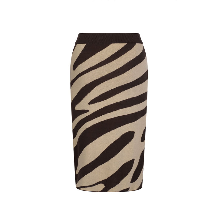 Women's Zebra Print Retro Dress Set
