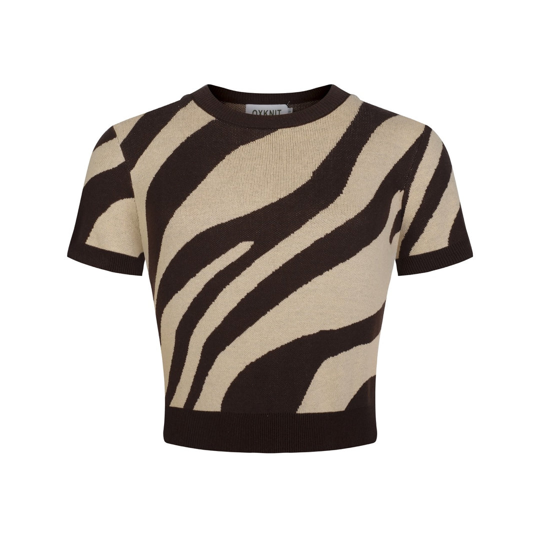 Women's Zebra Print Retro Dress Set