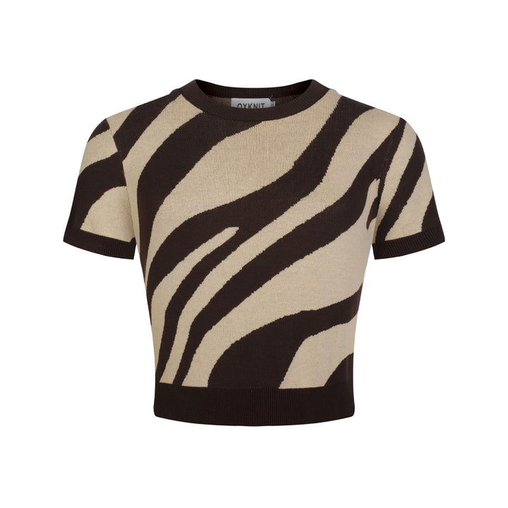 Women's Zebra Print Retro Dress Set