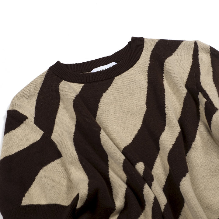 Women's Zebra Print Retro Dress Set