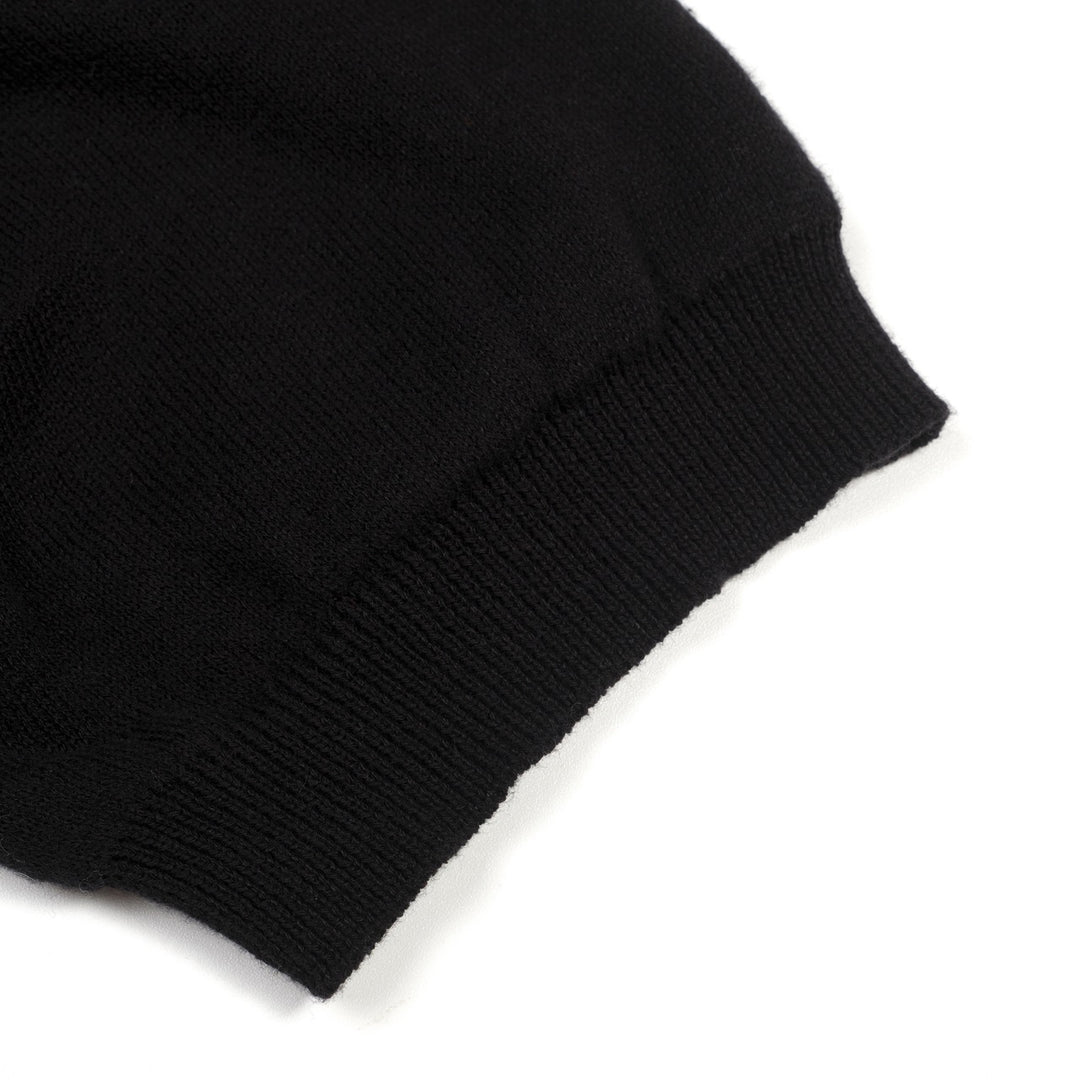 Women's Black Dark Mermaid Retro Knit T-Shirt