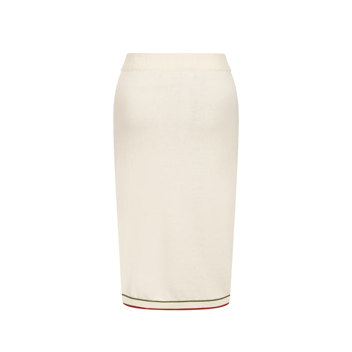Conjunto de vestido a rayas color albaricoque de los años 70 estilo vacaciones italianas para mujer