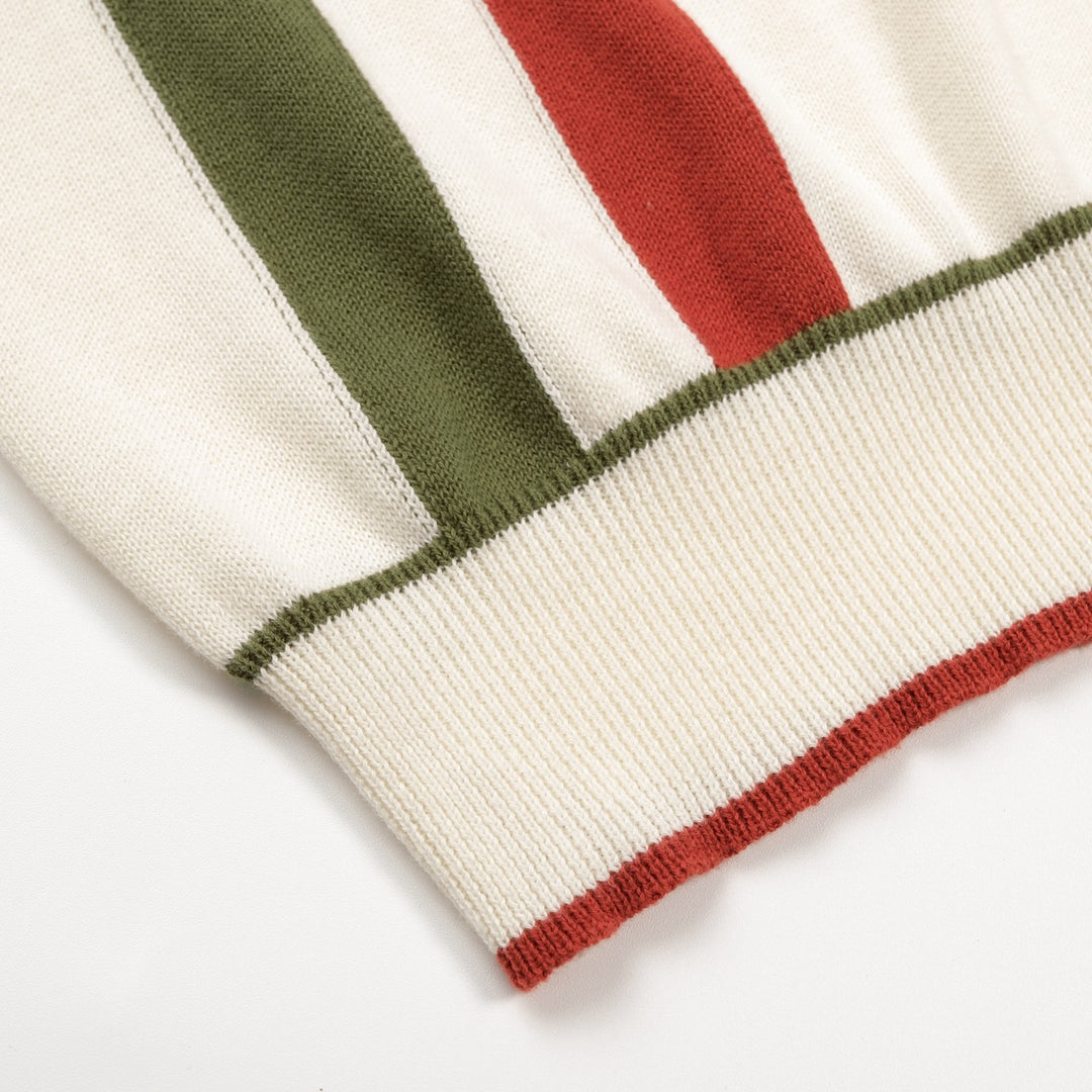 Conjunto de vestido a rayas color albaricoque de los años 70 estilo vacaciones italianas para mujer