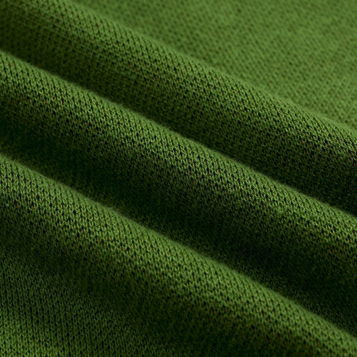 Cardigan en maille à manches courtes, style resort, vert avec papillon pour femme, à nouer devant