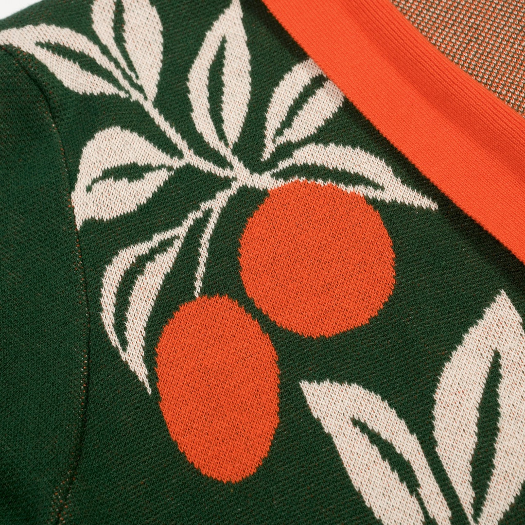 Women's Green Classic Plant-Based Knit T-Shirt - Cropped Length