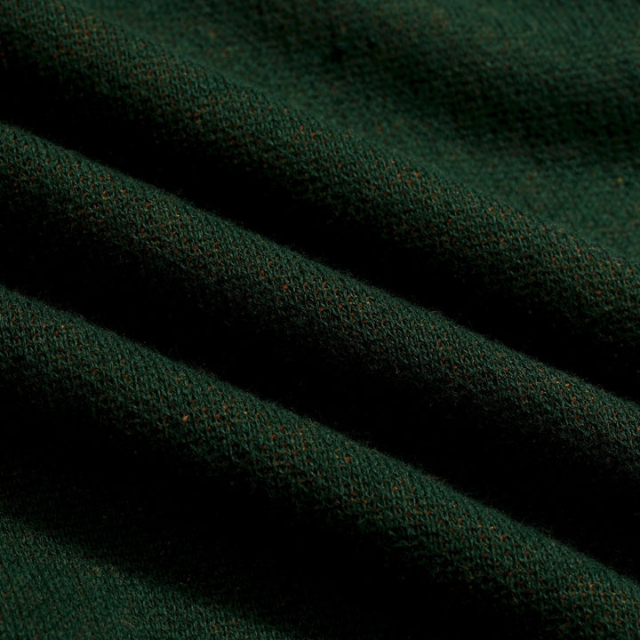 Herr Grön Retro Art Jacquardstickad Kofta