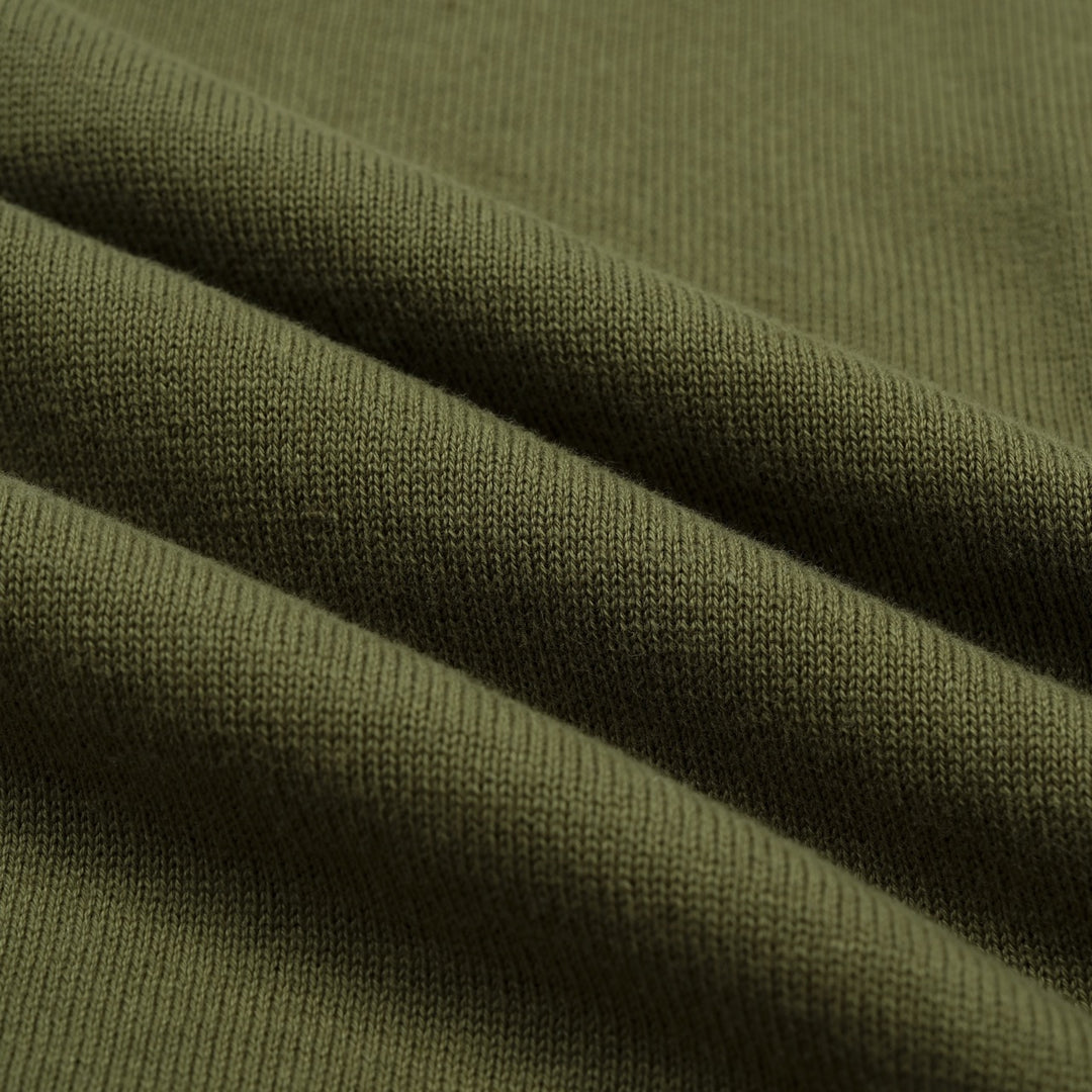 Herr vintage olivgrön klassisk Jacquardstickad kofta