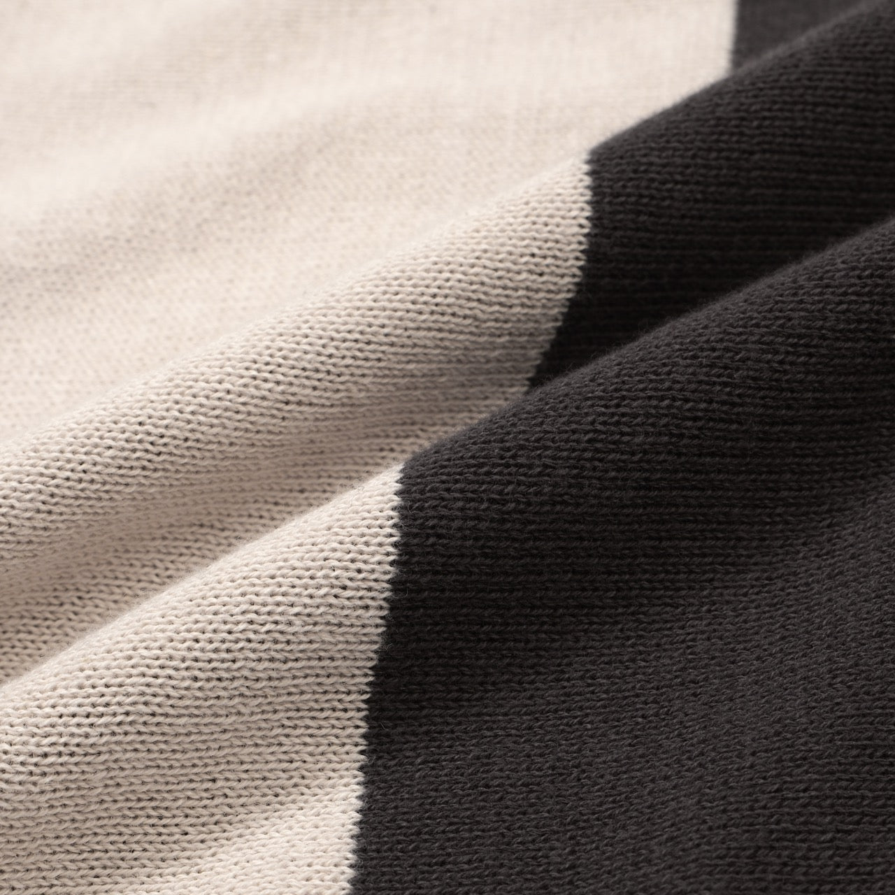 OXKNIT Men Vintage Clothing 1960s Mod Style Casual Black-Gray Stripe Knit Retro Polo