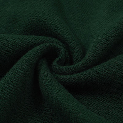 OXKNIT Men Vintage Clothing 1960s Mod Style Casual Dark Green Gradient Yellow Retro Polo