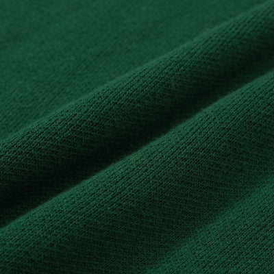 OXKNIT Men Vintage Clothing 1960s Mod Style Casual Dark Green Knit Retro Polo