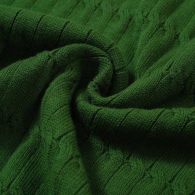 OXKNIT Men Vintage Clothing 1960s Mod Style Casual Dark Green Knitted Wear Retro TShirt