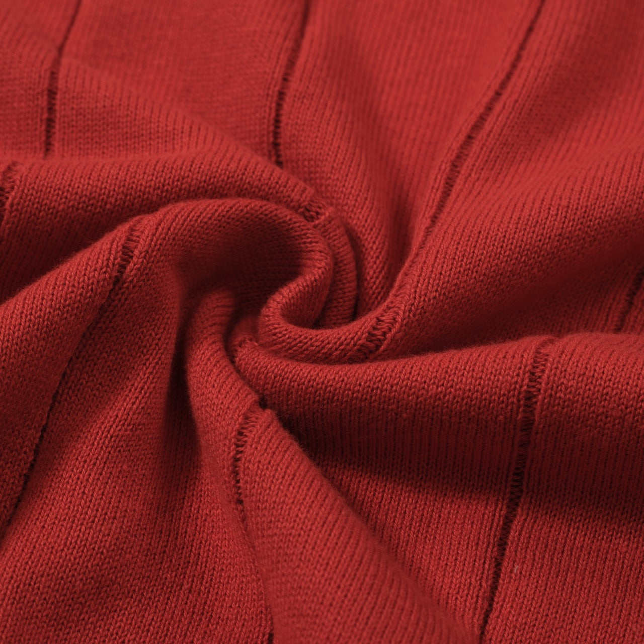 OXKNIT Men Vintage Clothing 1960s Mod Style Casual Dark Red Knit Retro Polo
