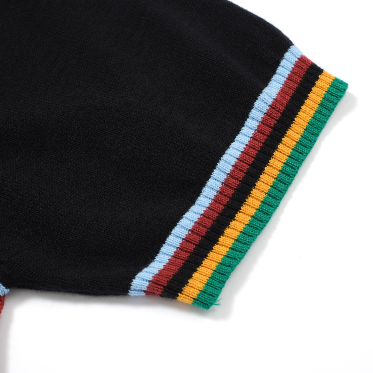 OXKNIT Men Vintage Clothing 1960s Mod Style Casual Rainbow Stripe Cycling Knitted Retro T-Shirts