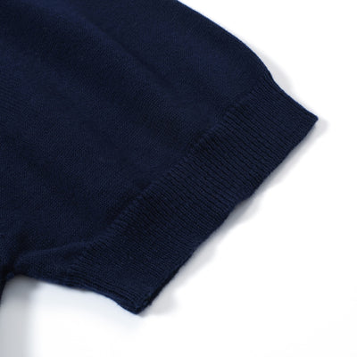 OXKNIT Men Vintage Clothing 1960s Mod Style Casual Rainbow Vertical stripes Black Polo Knitted Retro Wear