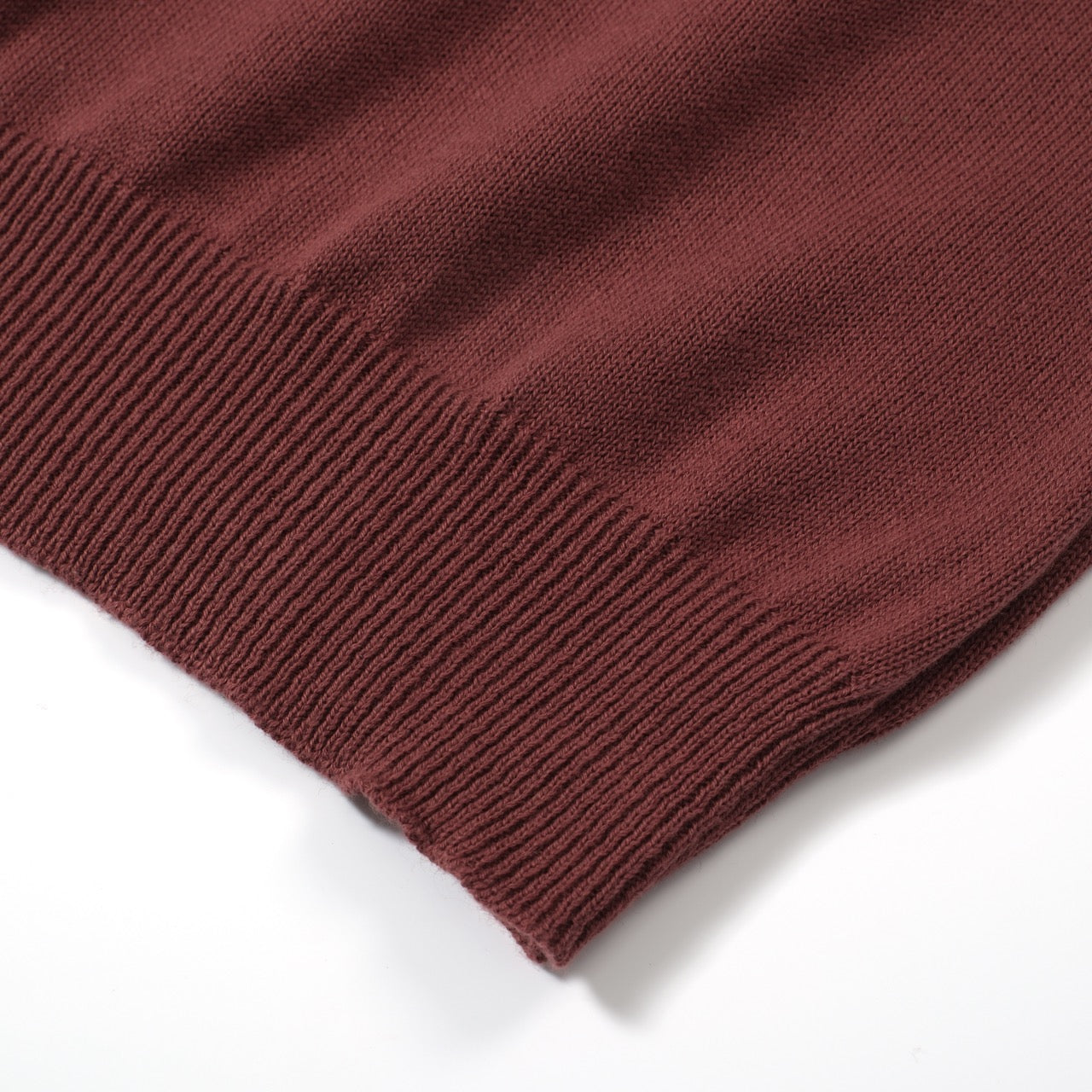 OXKNIT Men Vintage Clothing 1960s Mod Style Casual Red Knitted Dark Brown Knit Retro Polo