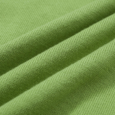 OXKNIT Men Vintage Clothing 1960s Mod Style Casual Stripe Green Knit Retro Polo