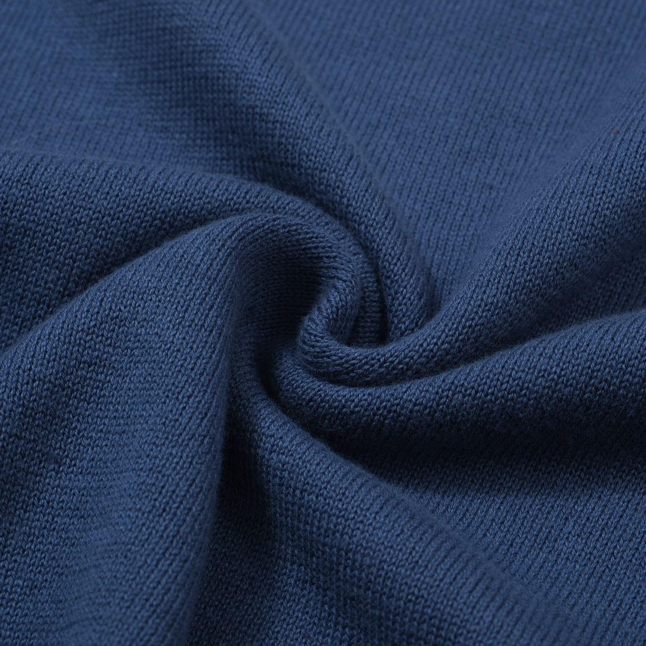 OXKNIT Men Vintage Clothing 1960s Mod Style Casual Style Dark Blue Knit Retro Polo