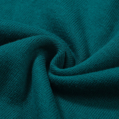 OXKNIT Men Vintage Clothing 1960s Mod Style Casual Style Green Knit Retro Polo