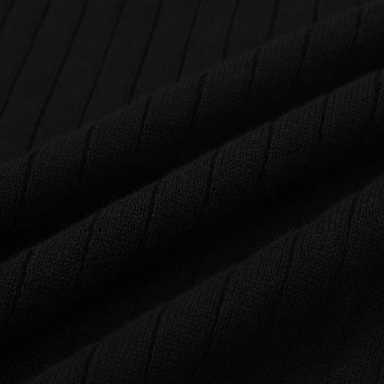 OXKNIT Men Vintage Clothing 1960s Mod Style Classic Black Retro Polo Knitted Wear