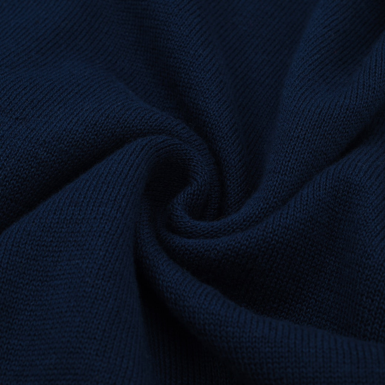 OXKNIT Men Vintage Clothing 1960s Mod Style Racing Stripe Dark Blue Knit Zip Retro Cardigan