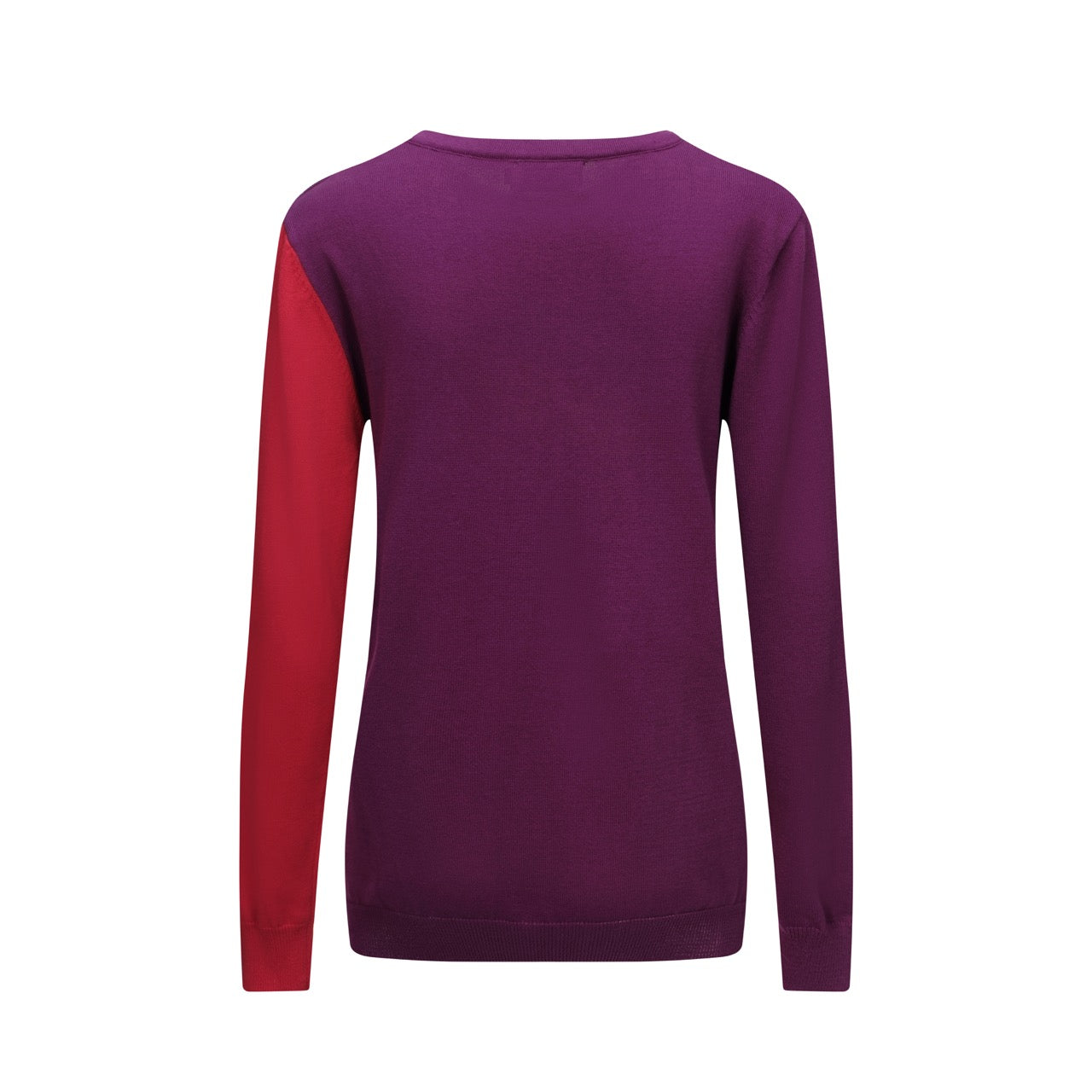 OXKNIT Women Vintage Clothing 1960s Mod Style Casual Knitwear Long Sleeve Rainbow Diagonal Stripe Retro T-shirts