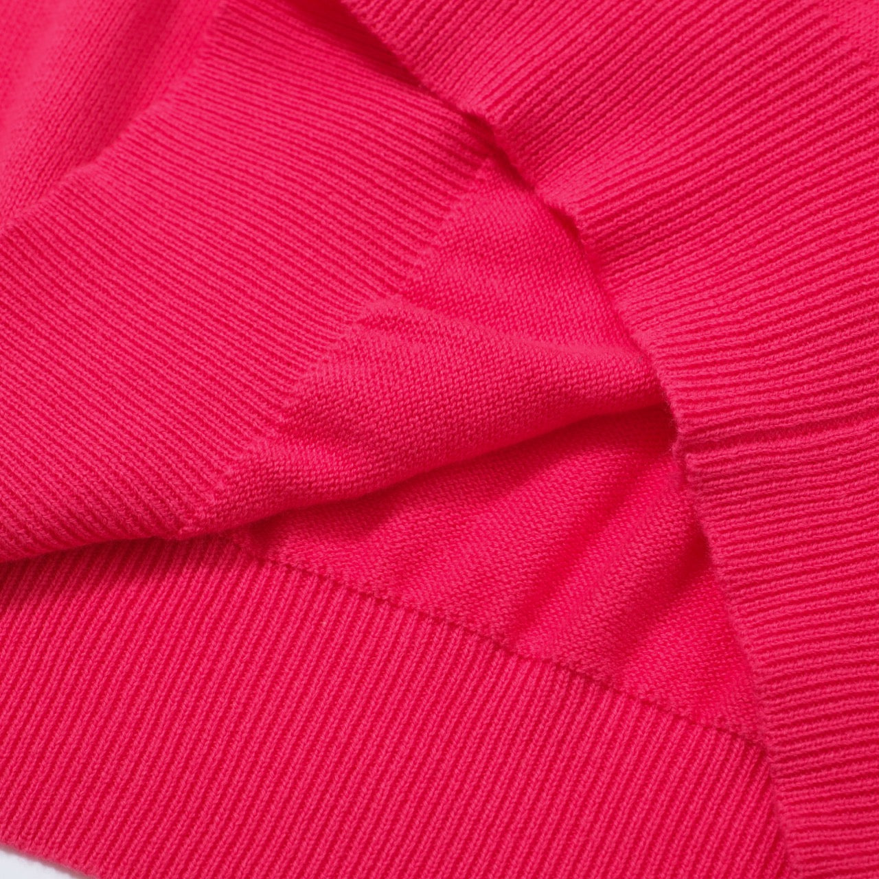 OXKNIT Women Vintage Clothing 1970s Mod Style Casual Long Sleeve Pink Rainbow Striped Knit Retro T-shirts