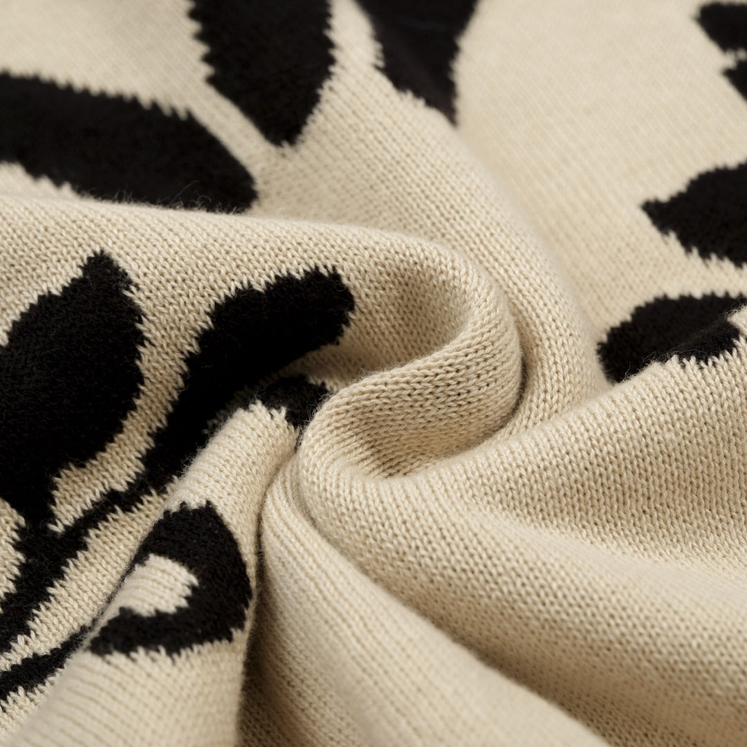 Maglietta da donna khaki gotica cottagecore a maniche corte in maglia