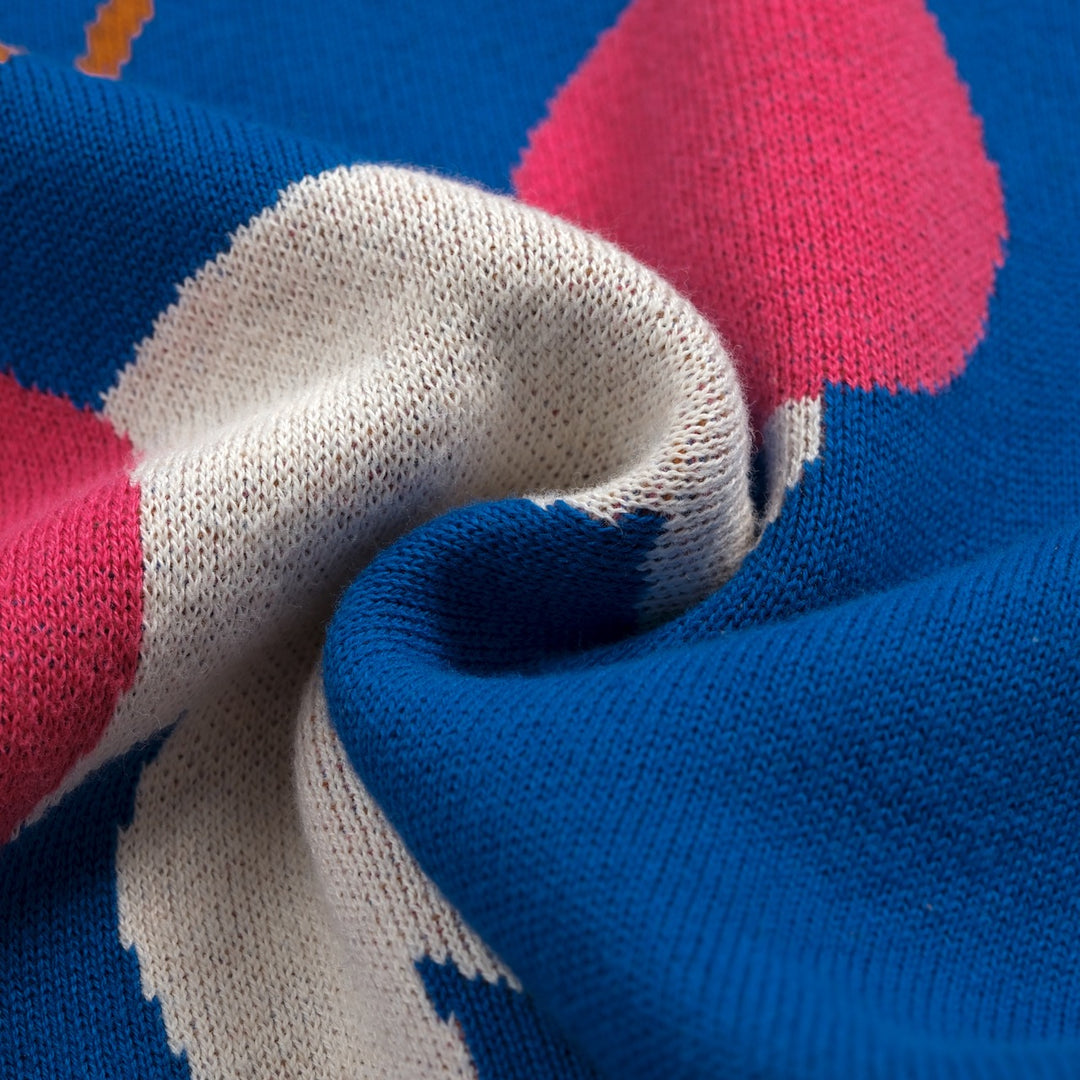 Women's Vintage Pop Art Poodle Knit