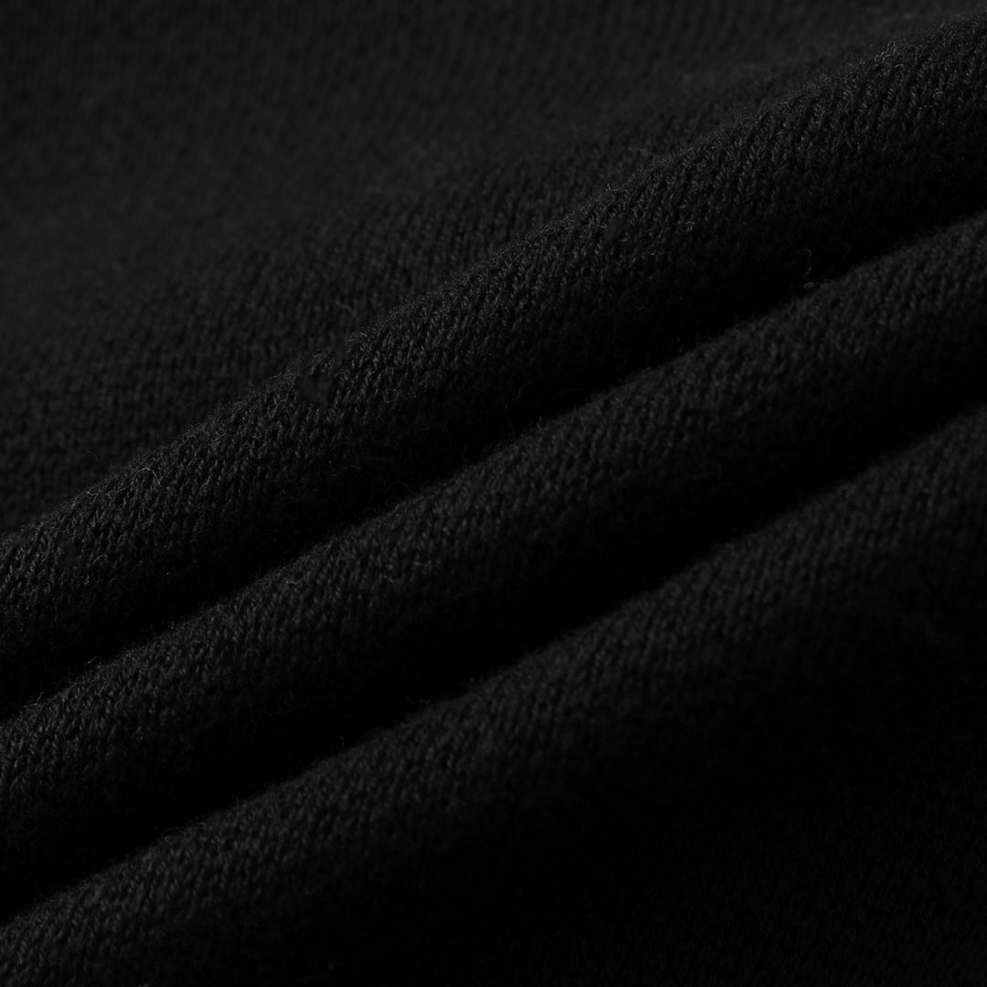 Women's Black Vintage Military Napoleon-Inspired Jacquard Polo Knit Cardigan