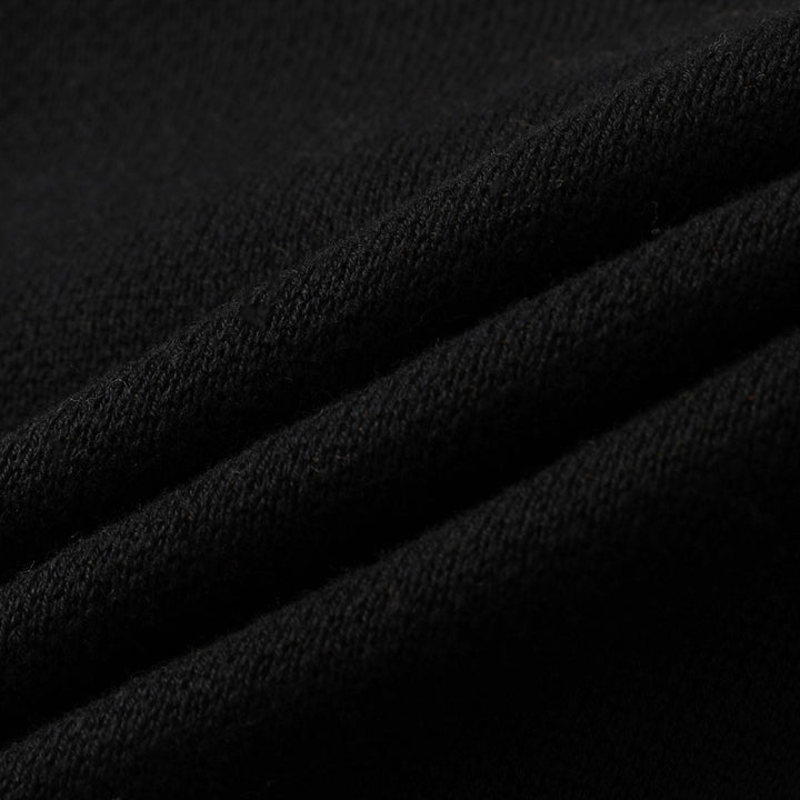 Women's Black Vintage Military Napoleon-Inspired Jacquard Polo Knit Cardigan