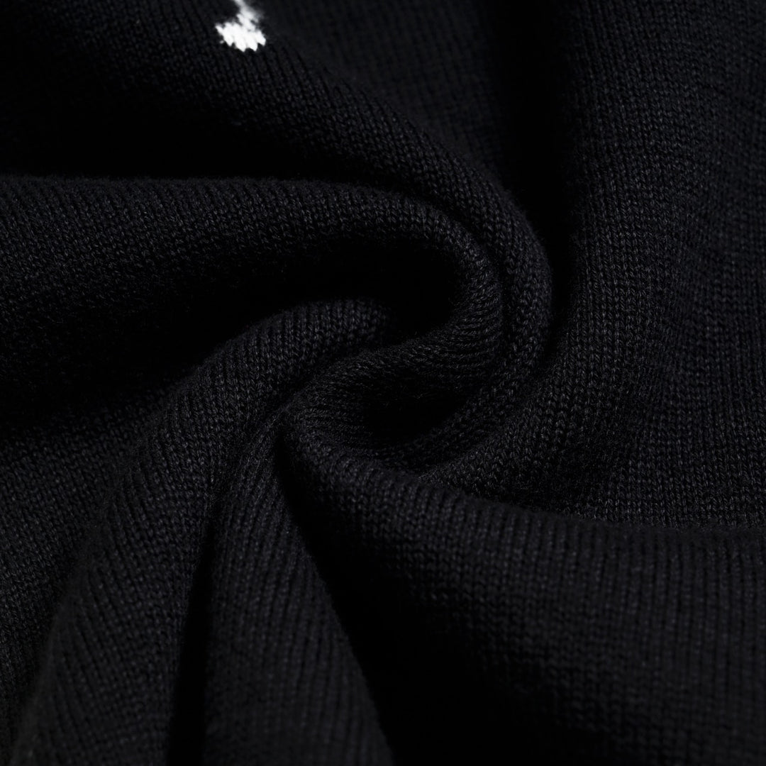 Women's Black Gothic Spiderweb Cropped Knit Cardigan