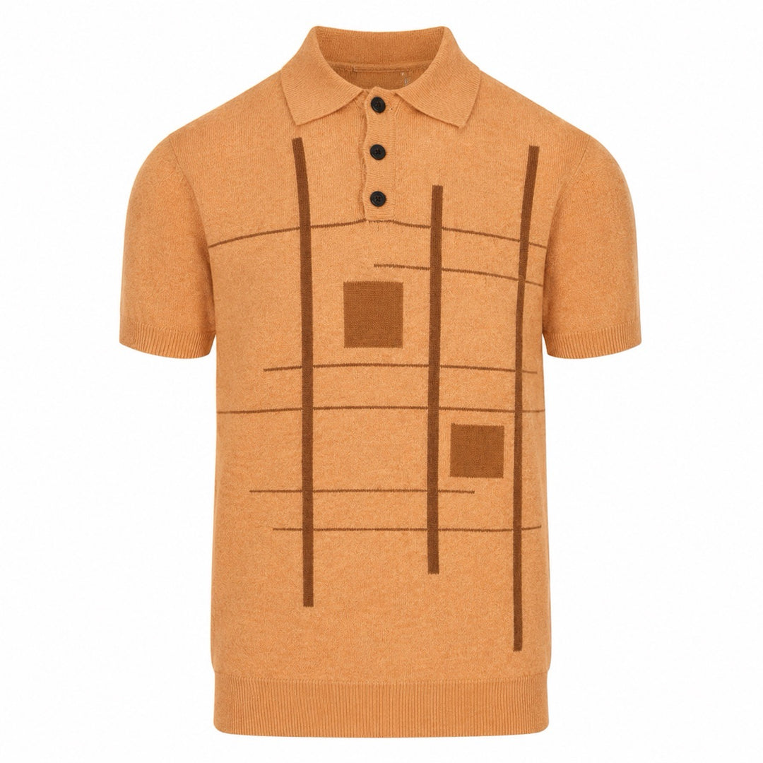 Svart retro modekonstdesign stickad cardigan för män