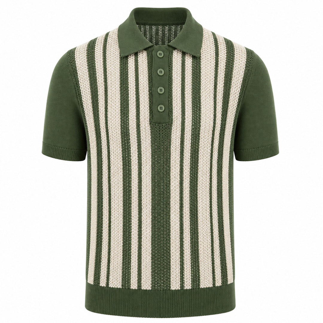 Svart retro modekonstdesign stickad cardigan för män