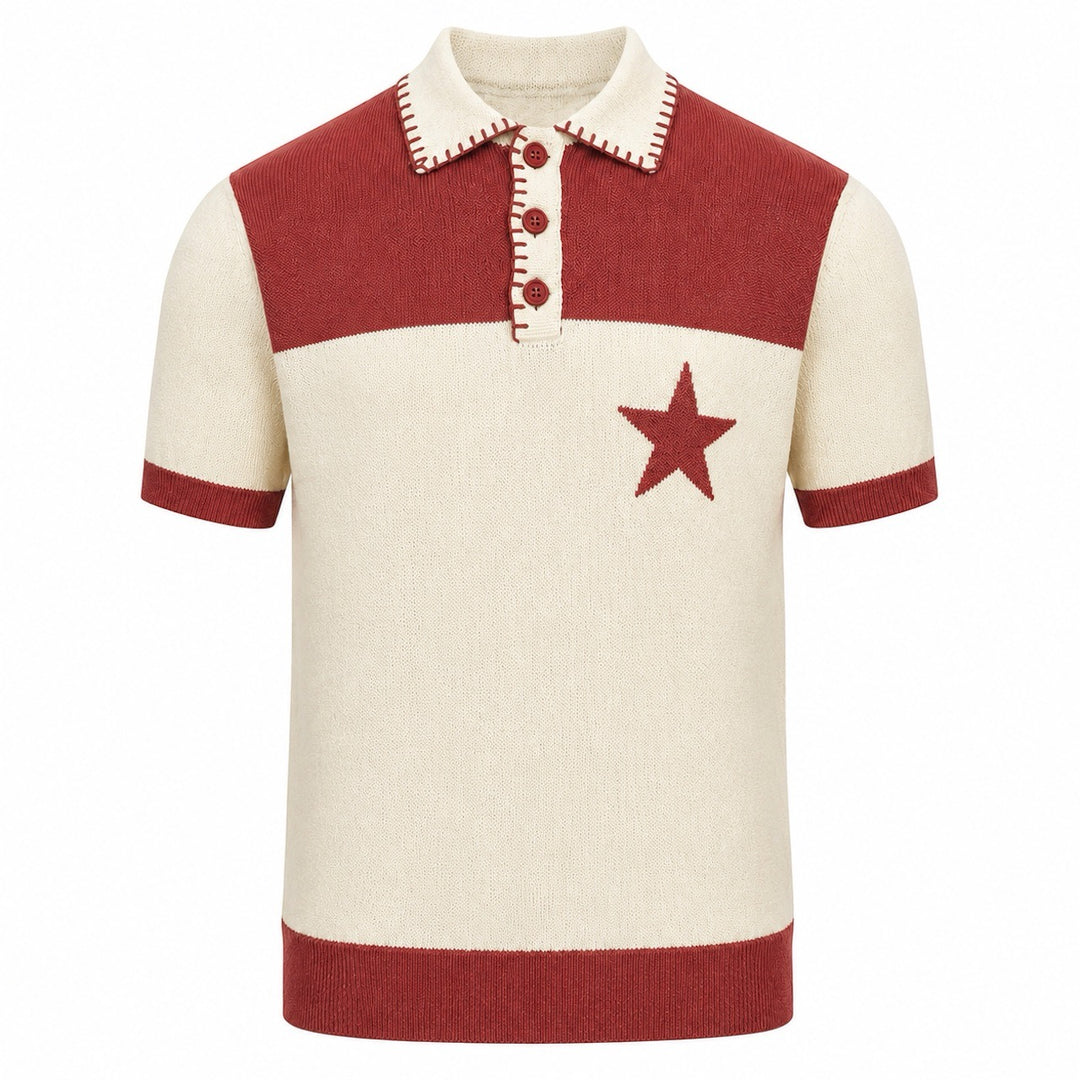 Svart retro modekonstdesign stickad cardigan för män