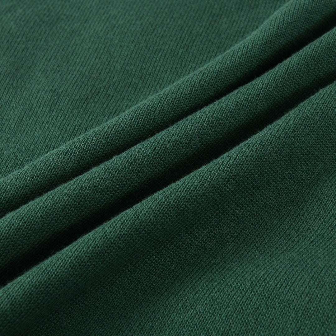 Women's Dark Green Vintage Dachshund Jacquard Knit